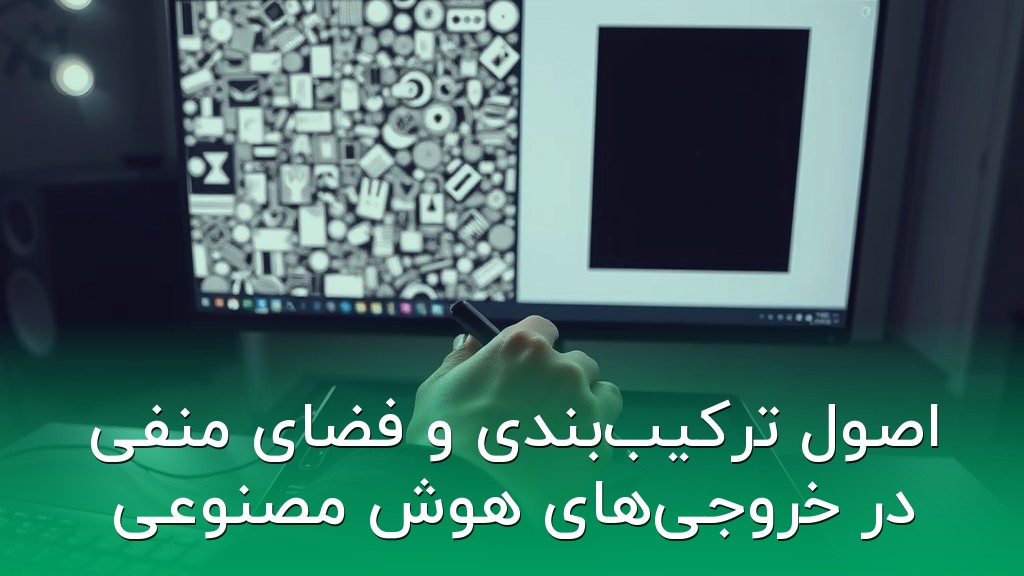 اصول ترکیببندی و فضای منفی در خروجیهای هوش مصنوعی