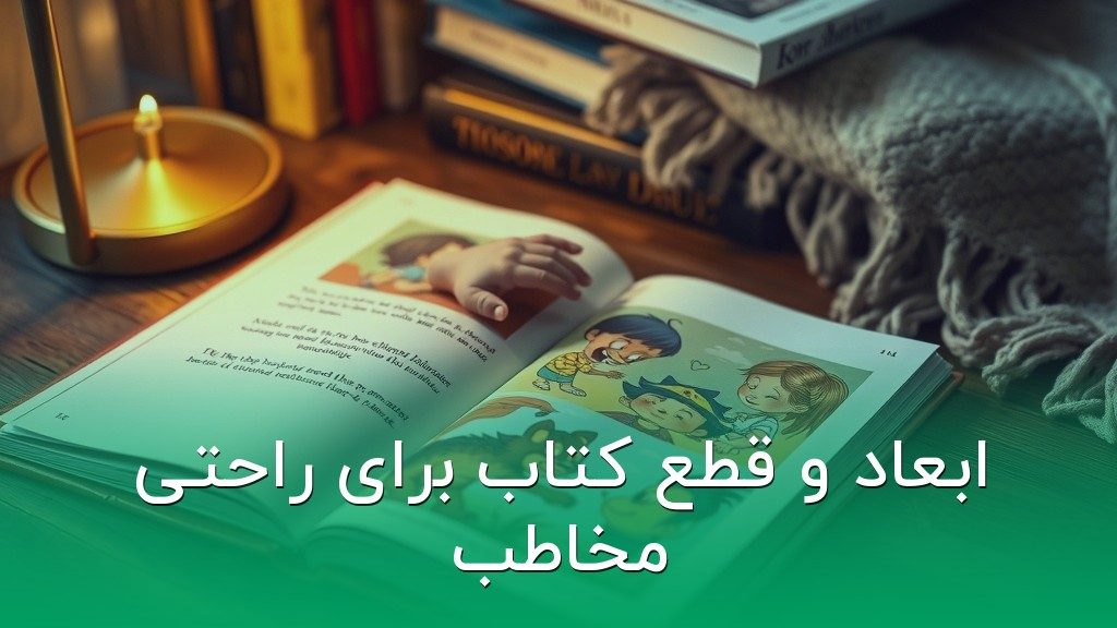 ابعاد و قطع کتاب برای راحتی مخاطب