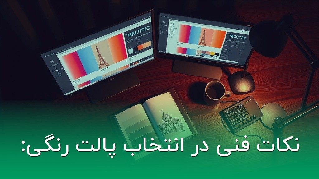 نکات فنی در انتخاب پالت رنگی: