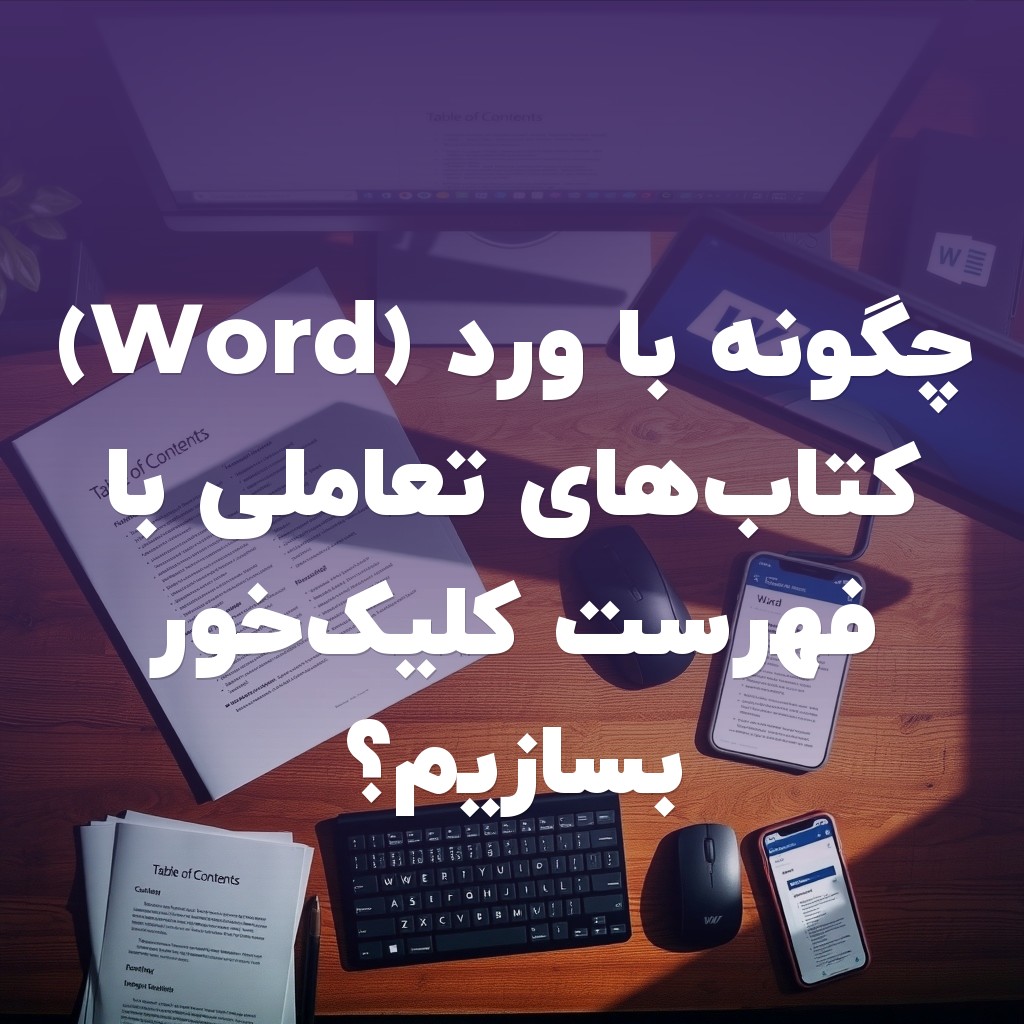 تصویر شاخص چگونه با ورد (Word) کتابهای تعاملی با فهرست کلیکخور بسازیم؟