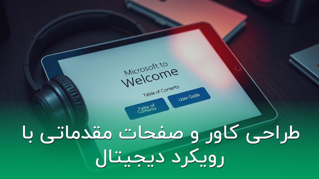 طراحی کاور و صفحات مقدماتی با رویکرد دیجیتال