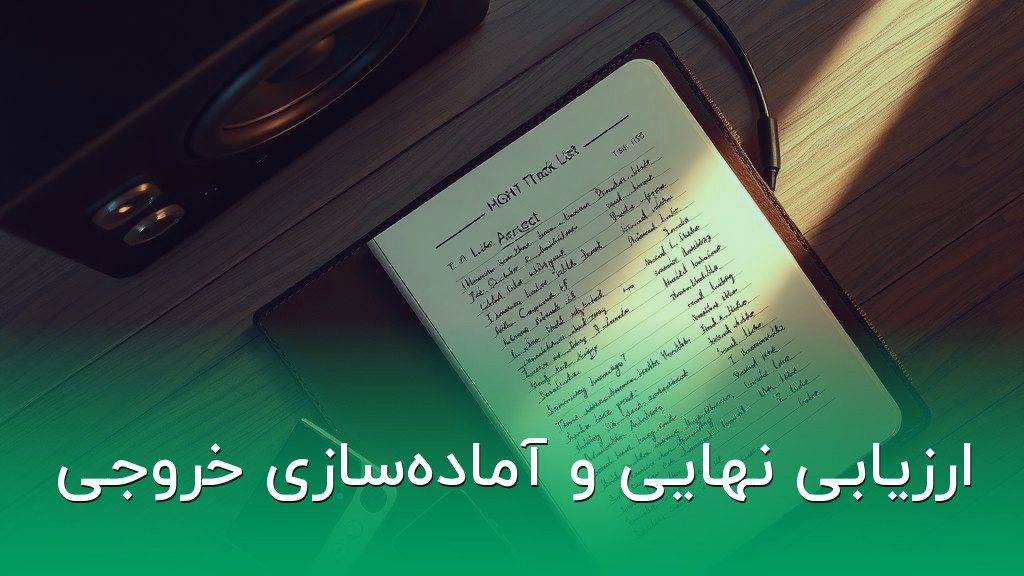 ارزیابی نهایی و آمادهسازی خروجی