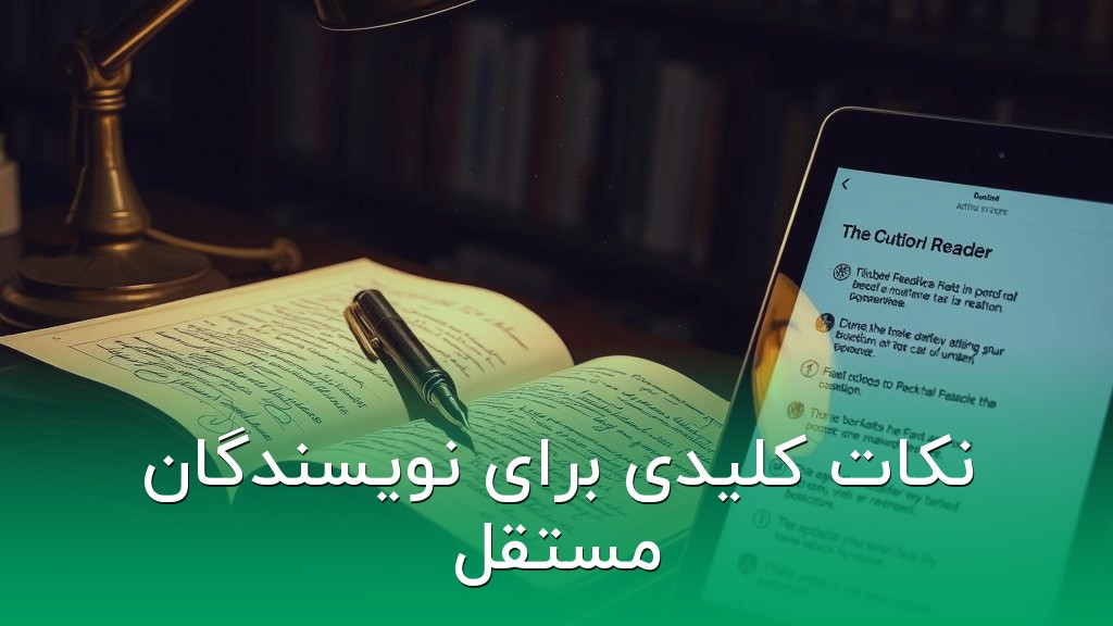 نکات کلیدی برای نویسندگان مستقل