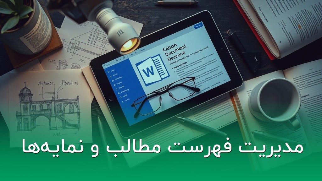 مدیریت فهرست مطالب و نمایهها