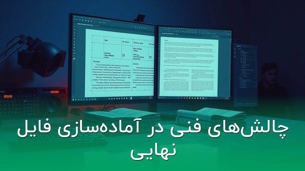 چالشهای فنی در آمادهسازی فایل نهایی