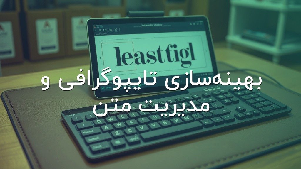 بهینهسازی تایپوگرافی و مدیریت متن