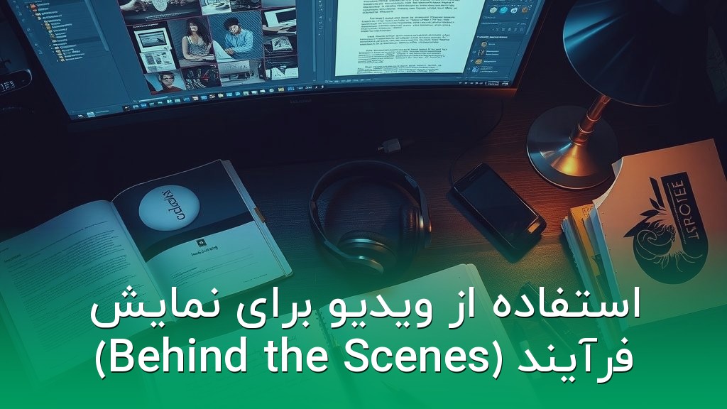 استفاده از ویدیو برای نمایش فرآیند (Behind the Scenes)