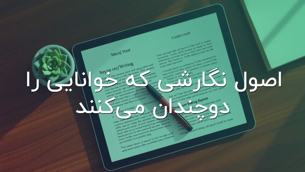 اصول نگارشی که خوانایی را دوچندان میکنند