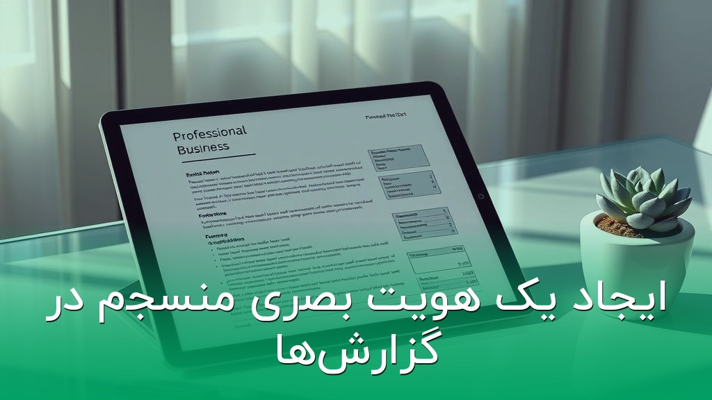 ایجاد یک هویت بصری منسجم در گزارشها