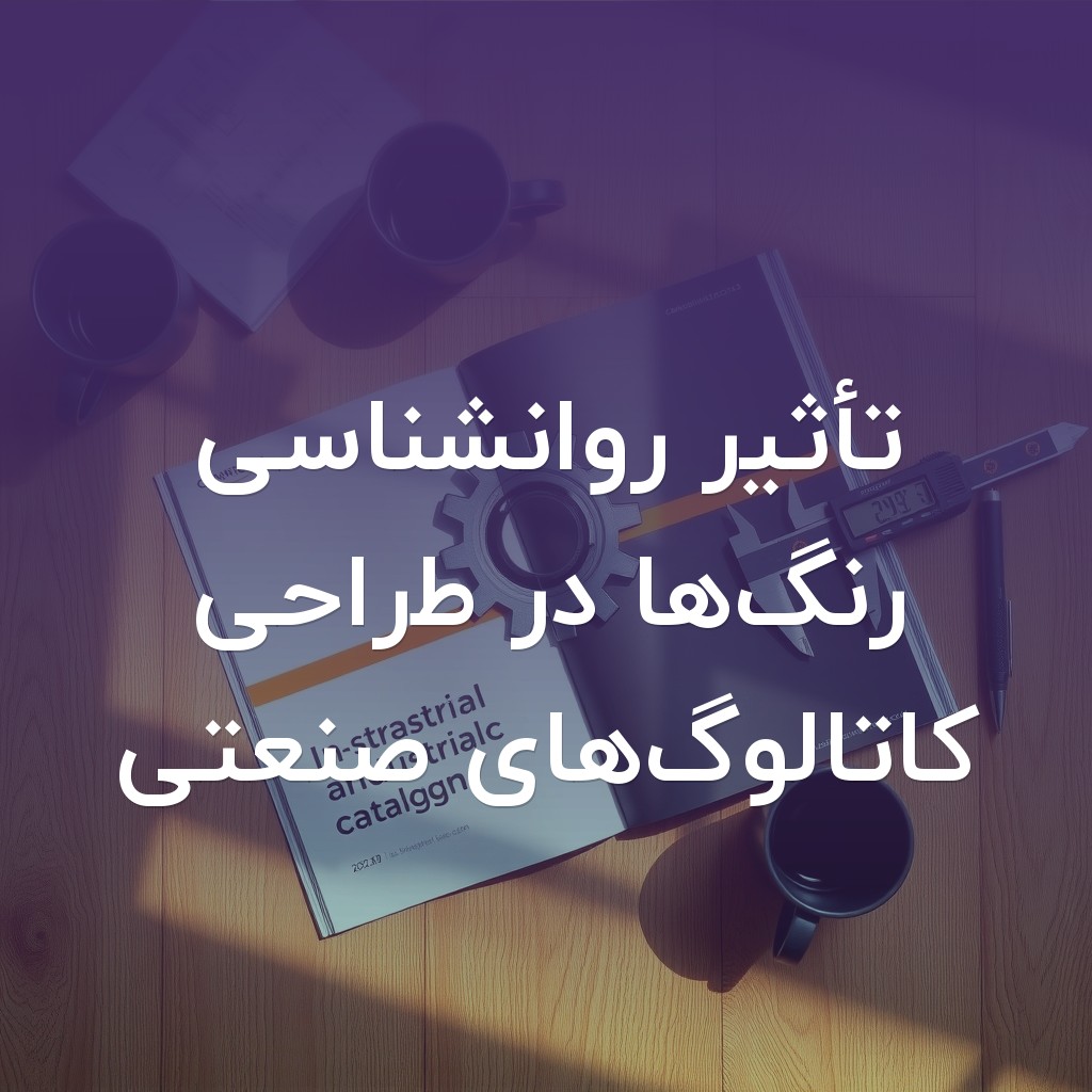 تصویر شاخص تأثیر روانشناسی رنگها در طراحی کاتالوگهای صنعتی